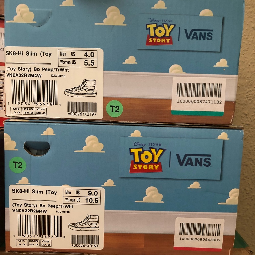 VANS x TOY STORY SK8-HI SLIM BO PEEP Pink Sneakers - Picture 8 of 8